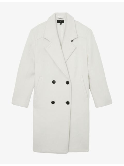 REISS Reiss Atelier Kira Double-Breasted Wool-Blend Coat
