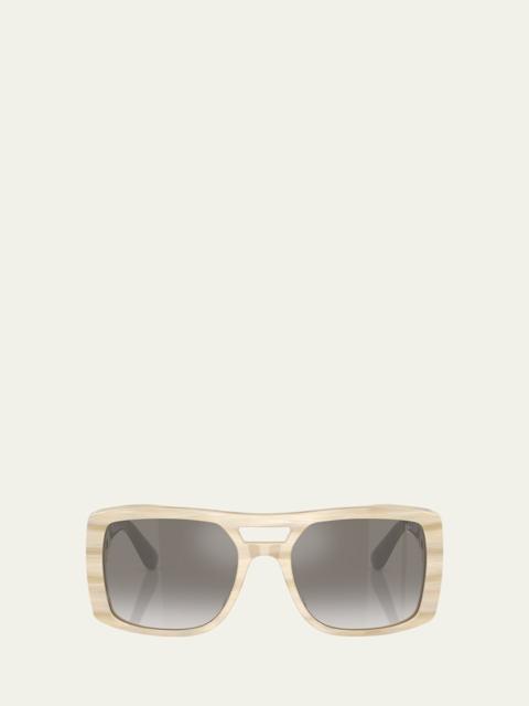 Brunello Cucinelli BC4012S Square Acetate Sunglasses