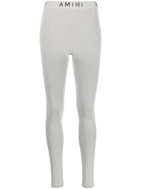 AMIRI seamless fine-ribbed leggings