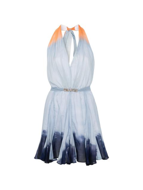 maje tie-dye mini dress