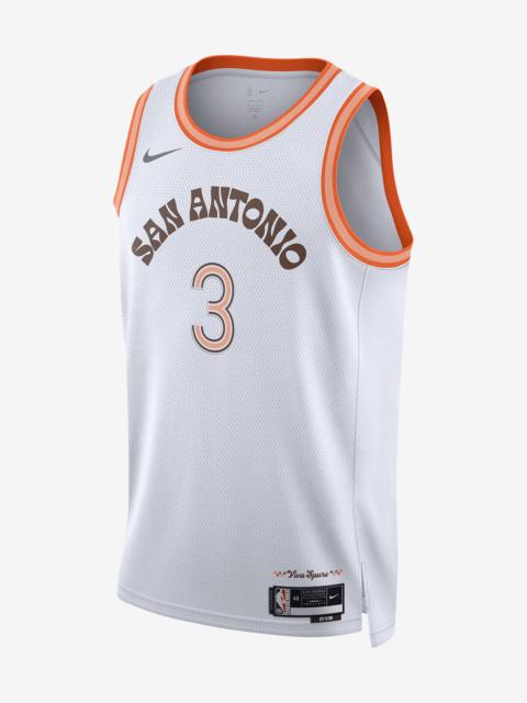 Nike Keldon Johnson San Antonio Spurs City Edition 2023/24 Nike Men's Dri-FIT NBA Swingman Jersey