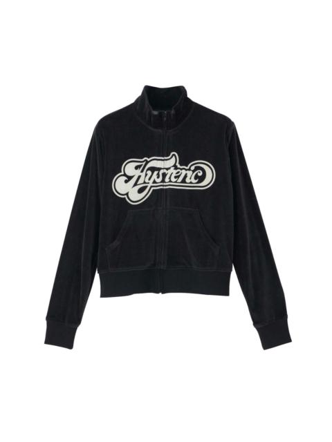 Hysteric Glamour CREAMY LOGO TRACK JACKET / BLK