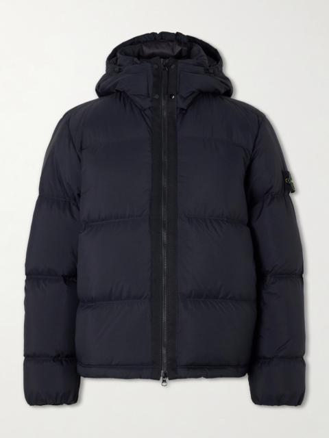 Stone Island Padded Quilted CORDURA® Ripstop Hooded Down Jacket
