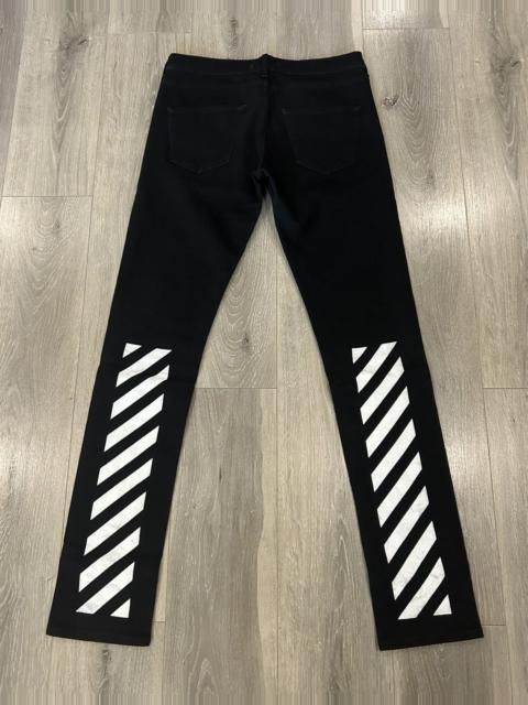 Off-White Off-white 16SS elastic slim fit jeans | roarxlvintage