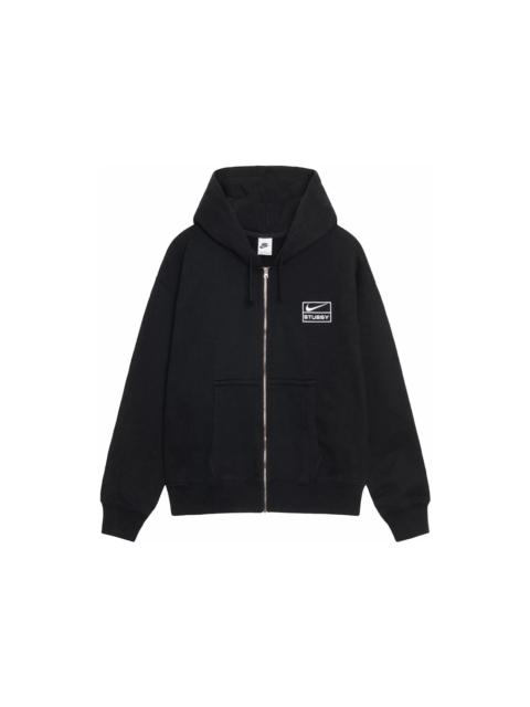 Stüssy Stussy x Nike Stone Washed Fleece Zip Hoodie (SS24) Black