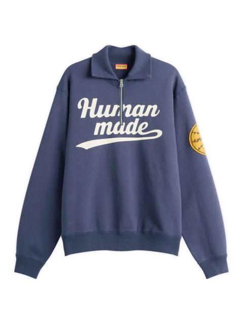 Human Made Human Made Half Zip Logo Sweatshirt
