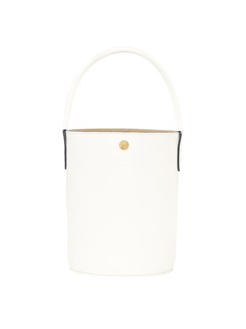 Épure S Bucket bag White - Leather