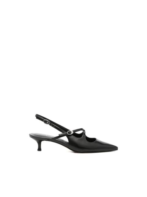 GUESS USA Yasira pointed-toe slingback pumps