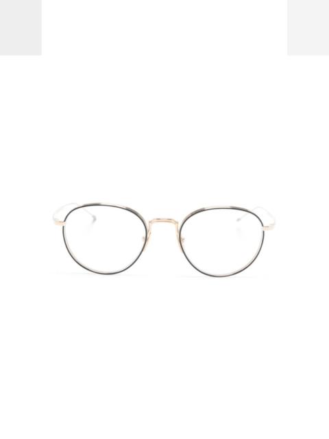 Thom Browne round-frame clear glasses