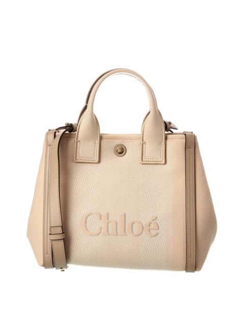 Chloé Chloé Canvas & Leather Tote