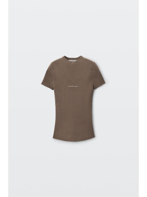 Alexander Wang knit logo baby tee
