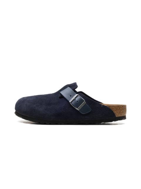 BIRKENSTOCK Boston Suede Leather "Midnight Blue" 1028210