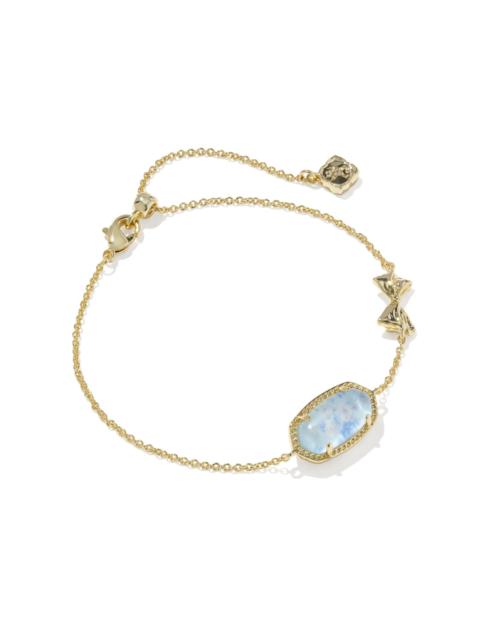 KENDRA SCOTT Kendra Scott x LoveShackFancy Bow Gold Elaina Delicate Chain Bracelet