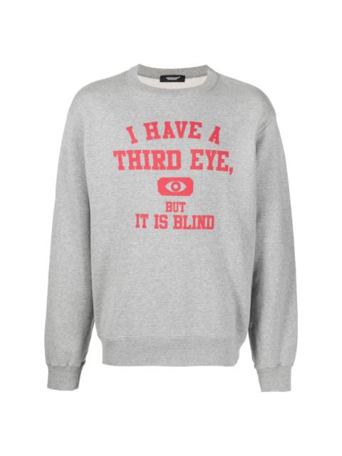 graphic-print cotton sweatshirt