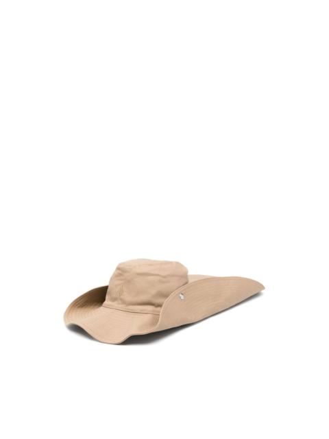THE ATTICO logo-embroidered sun hat