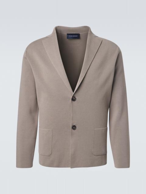 THOM SWEENEY Cotton crêpe blazer