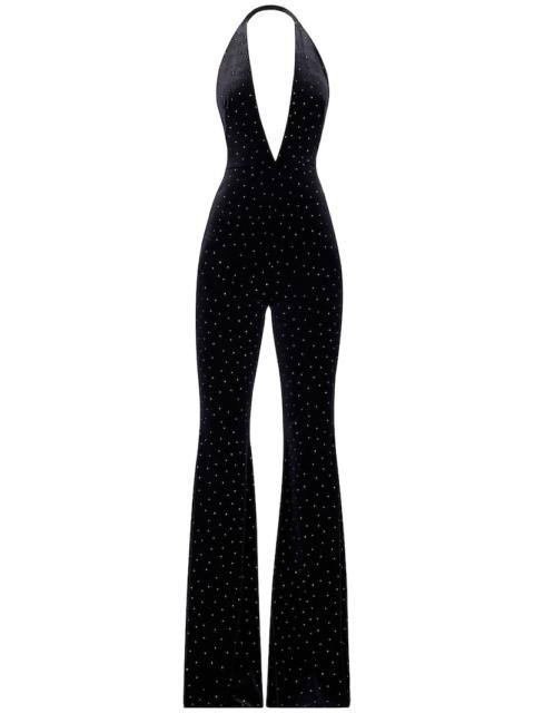 Glittered velvet jumpsuit