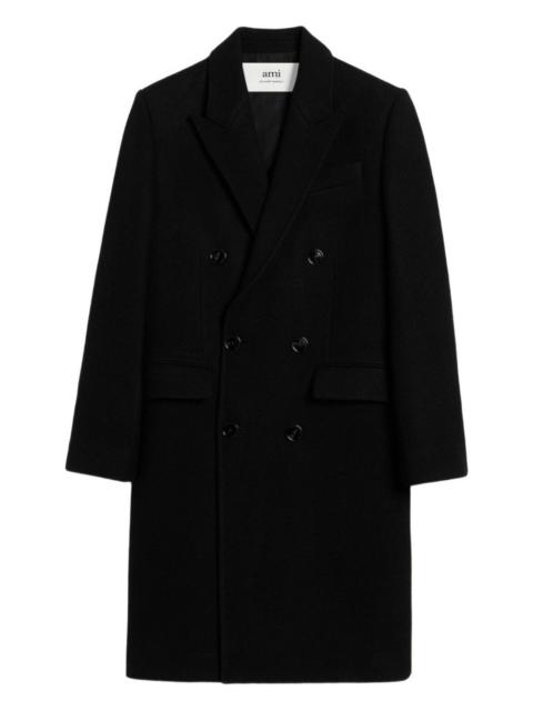 AMI Paris double breasted wool coat