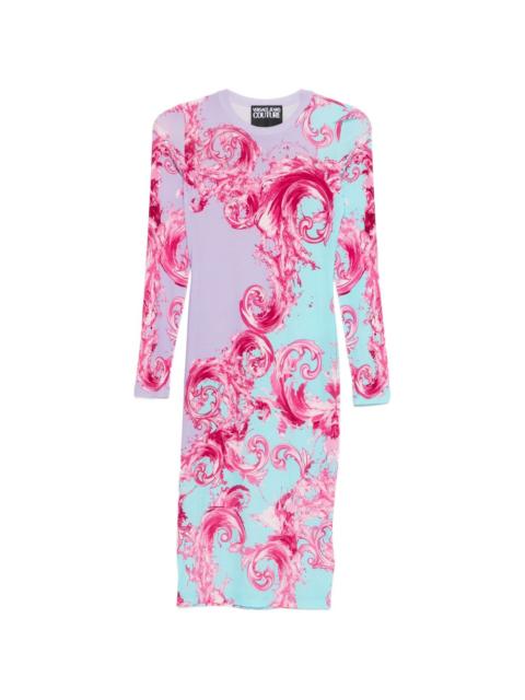 knee length dresses for ladies Deanna Belted Midi Dress - Midnight Blue