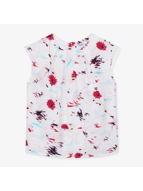 M.M.LaFleur Nika Summer Friday Top - Printed Voile