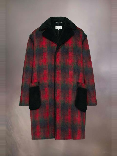 Maison Margiela Pendleton jacquard coat