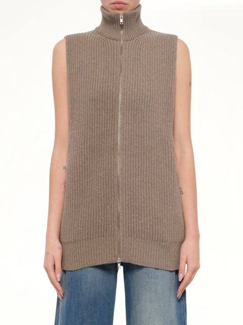 MM6 Maison Margiela Gilet in Beige Melange