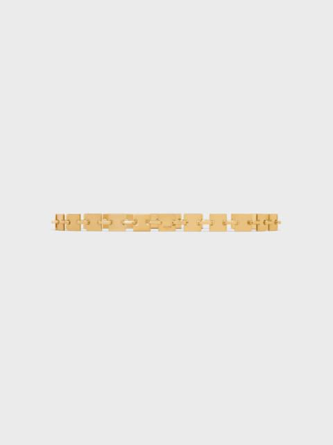 CELINE CELINE SQUARE CHAIN BELT in Brass
