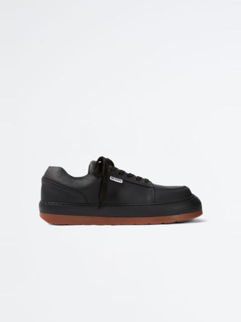 SUNNEI BLACK LEATHER DREAMY SHOES