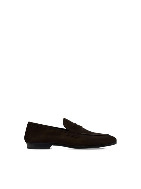 TOM FORD SUEDE SEAN TWISTED BAND LOAFER