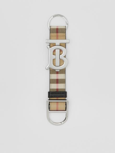 Burberry Monogram Motif Vintage Check Key Ring