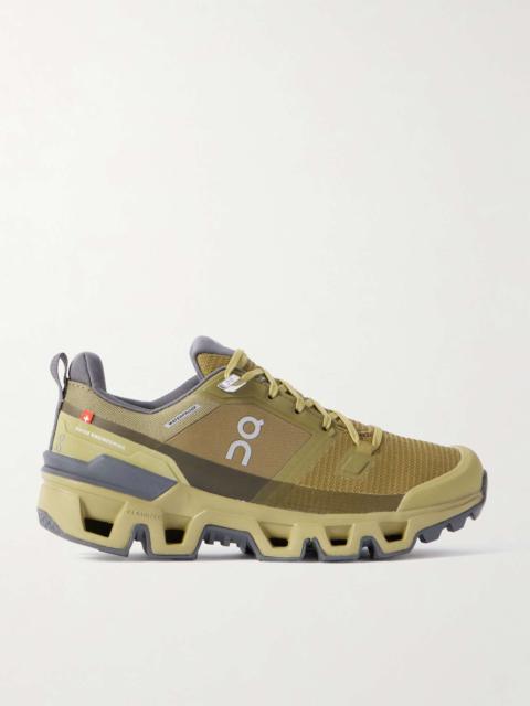 On Cloudwander Waterproof mesh and rubber sneakers
