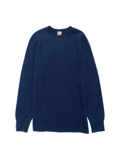 The Real McCoys MC22109 U.S. Army Military Thermal Shirt Navy
