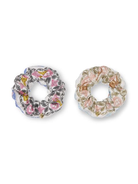Louis Vuitton Summer Garden Set Of Scrunchies