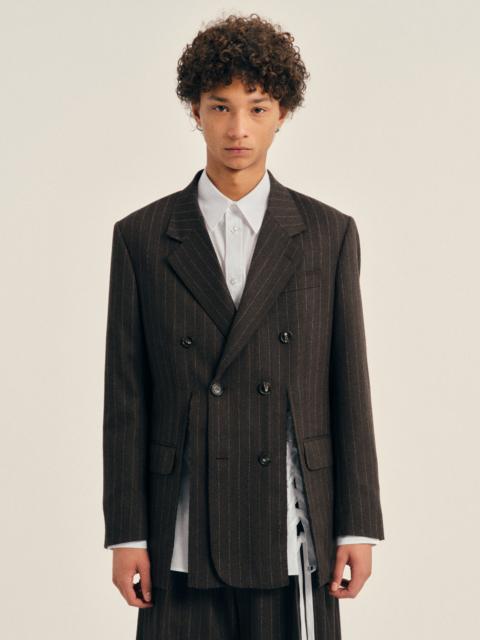 Simone Rocha Double Breasted Hem Slice Jacket