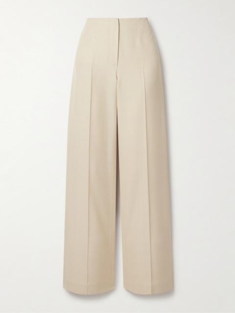 Loro Piana Silk-dupioni Straight-leg Pants