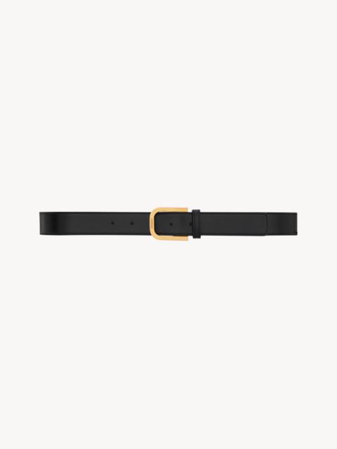 SAINT LAURENT MINIMAL BELT IN SMOOTH LEATHER