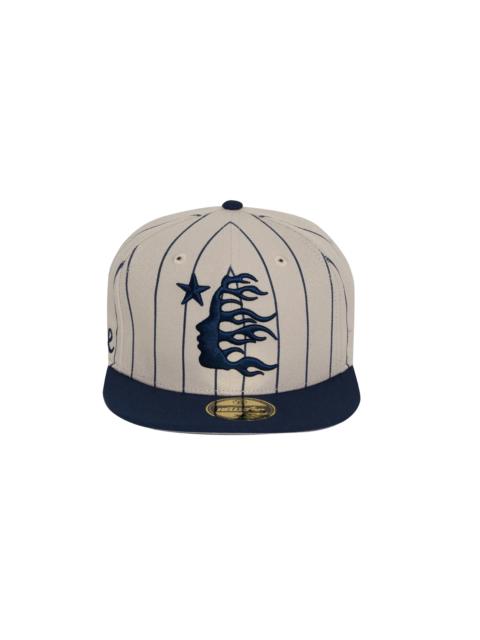HELLSTAR Path To Paradise Baseball Fitted Hat "White / Blue" HSR112