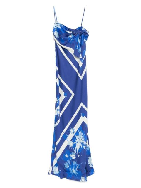 MSGM printed maxi dress