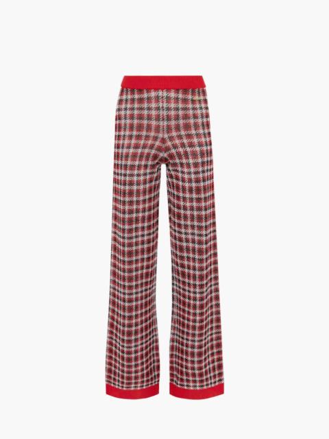 JW Anderson SHEER JACQUARD TROUSERS