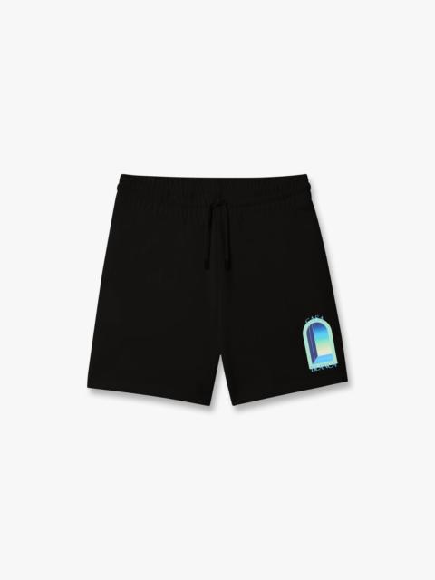 CASABLANCA Black & Mint L'Arche Sweatshorts | Casablanca Paris