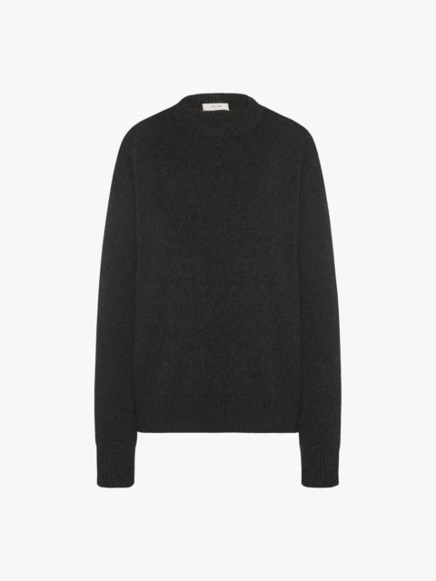Tシャツ・カットソー [The Row] Janak Top in Silk, Cashmere, and Cotton Janak Top Purple in Silk, Cashmere, and Cotton – The Row
