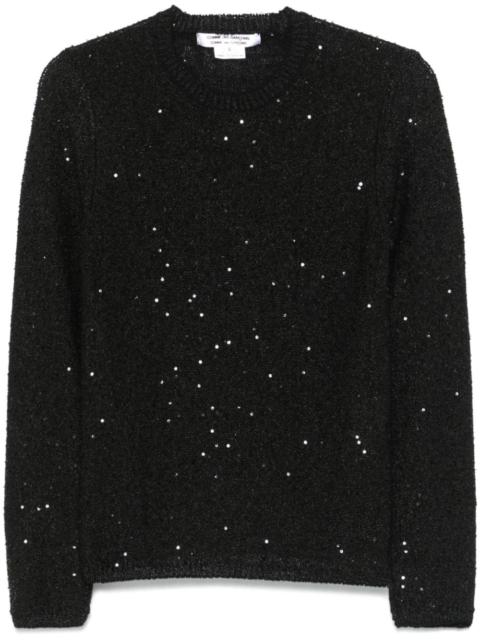 Comme des Garçons Comme des Garçons sequin-embellished sweater