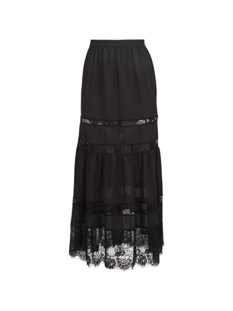 Fleur du Mal Juliet lace maxi skirt