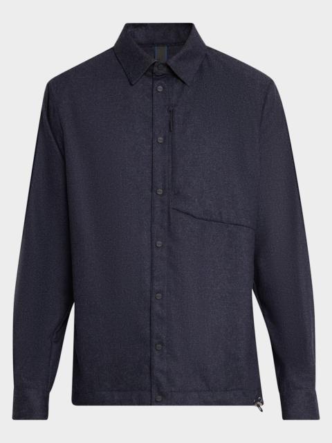 SEASE Men's New Gate Drawstring Shirt