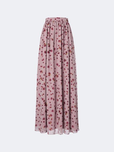 markarian Morgaine floral chiffon maxi skirt