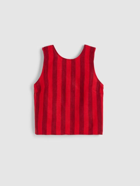 Madewell Tie-Back Shell Top in 100% Linen