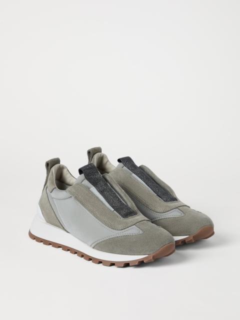 Brunello Cucinelli Techno fabric runners with precious detail