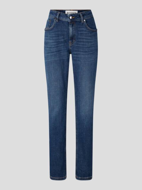 BOGNER GIRLFRIEND FIT BRIDGET JEANS IN DENIM BLUE