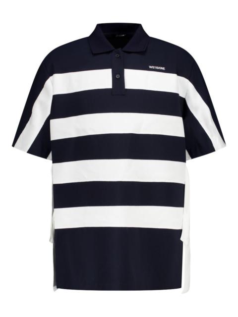 We11done striped polo shirt