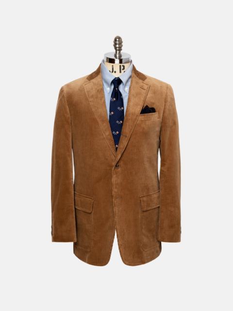 J. PRESS MADE-IN-USA TAN DUCA VISCONTI CORDUROY SPORT COAT